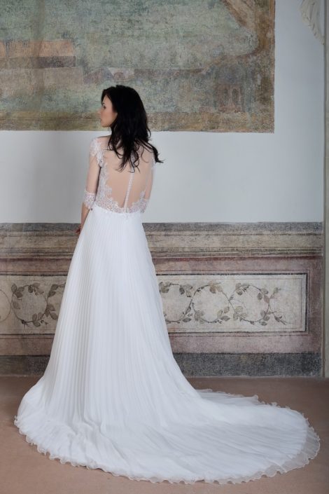 Vestito da sposa a punta