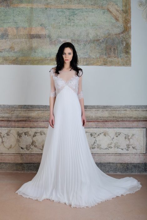 Vestito da sposa a punta