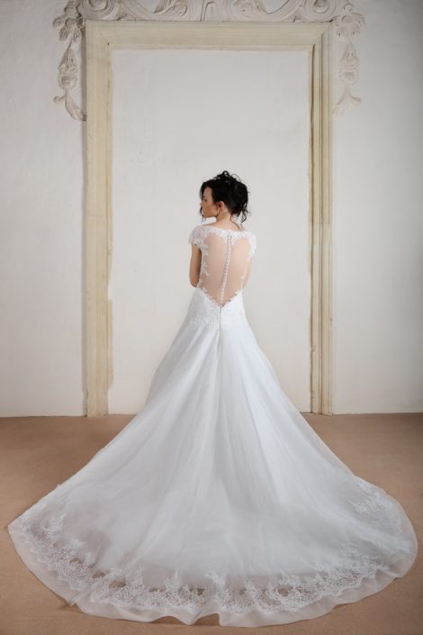 Vestito romantico da sposa