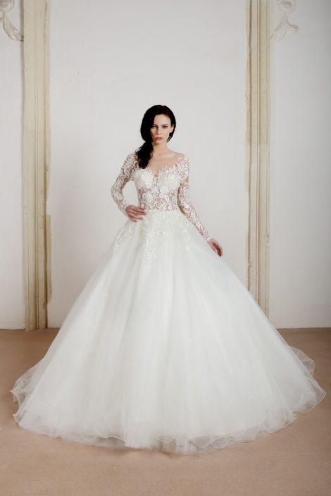 Abito ampio da sposa