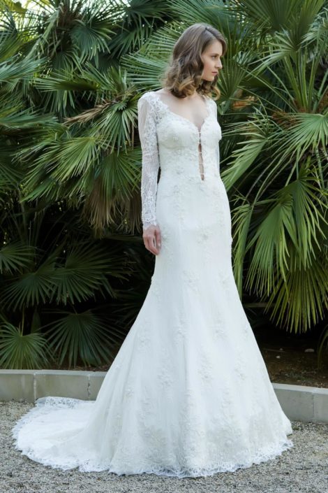 abito a sirena in pizzo