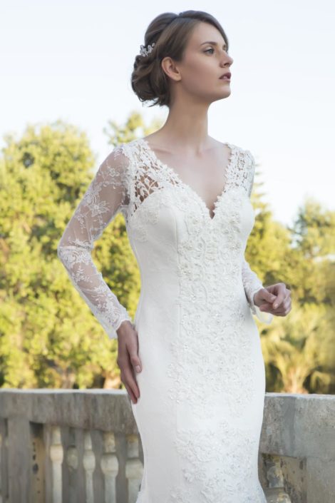 abito da sposa a sirena