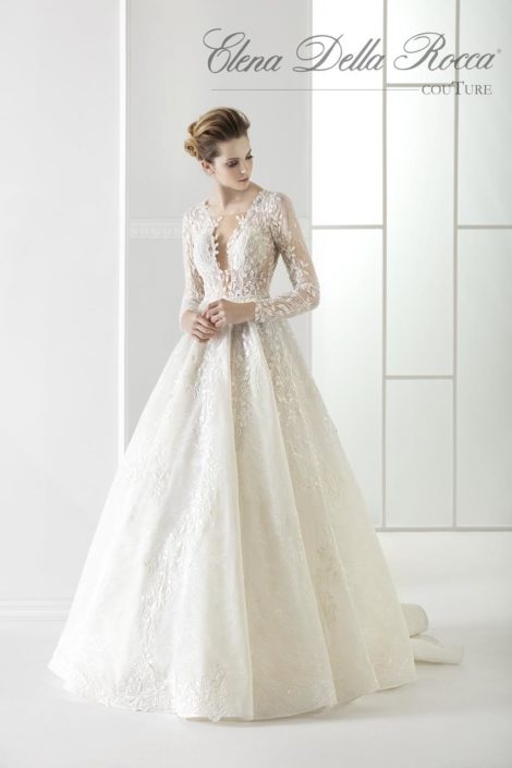 abito da sposa con gonna